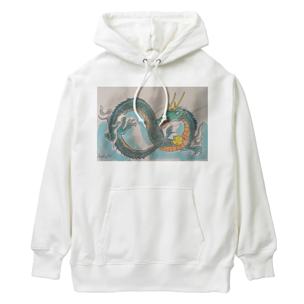 珍獣舎の開運の龍 Heavyweight Hoodie