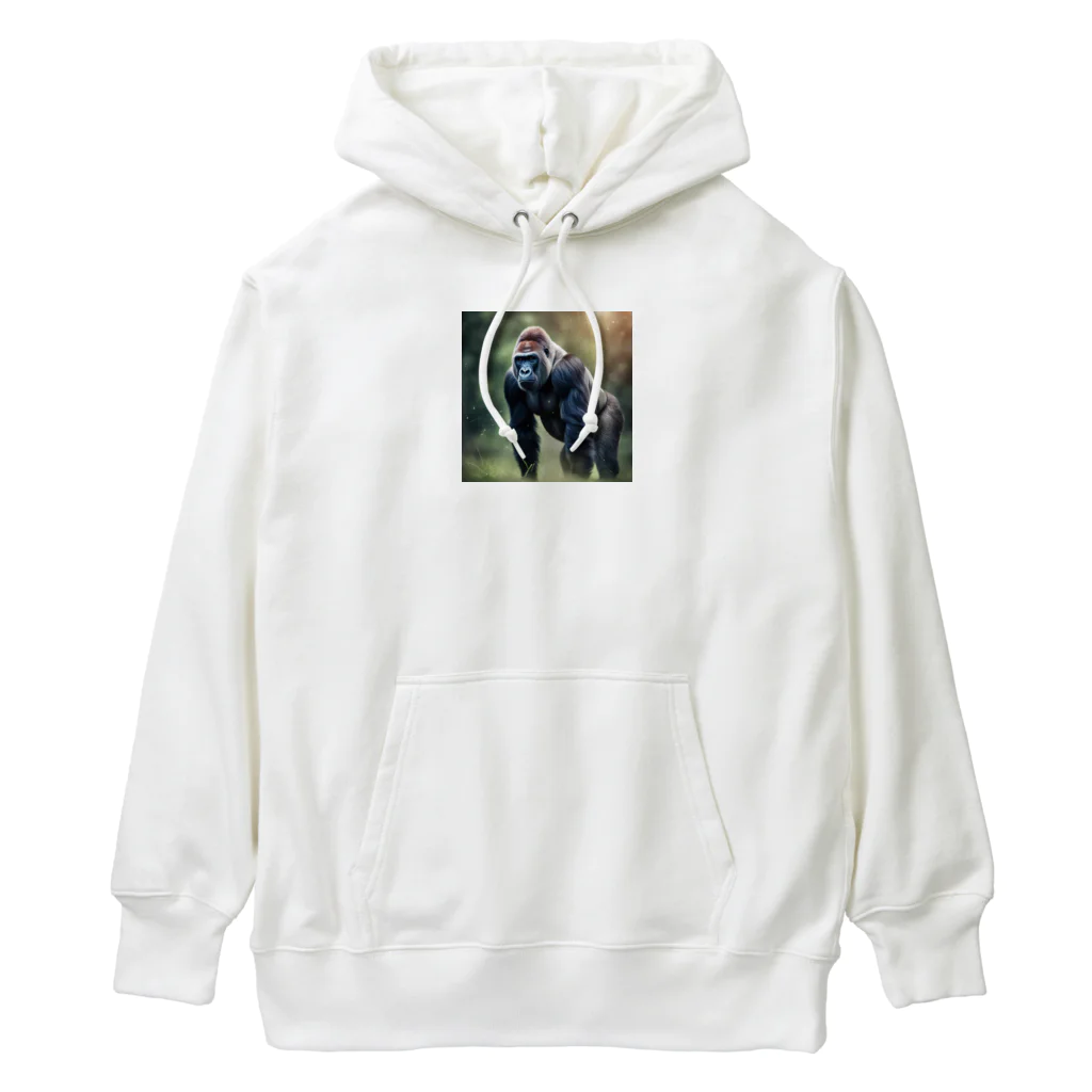 sunday_sataurday_freedayの負けず嫌いなゴリラ Heavyweight Hoodie