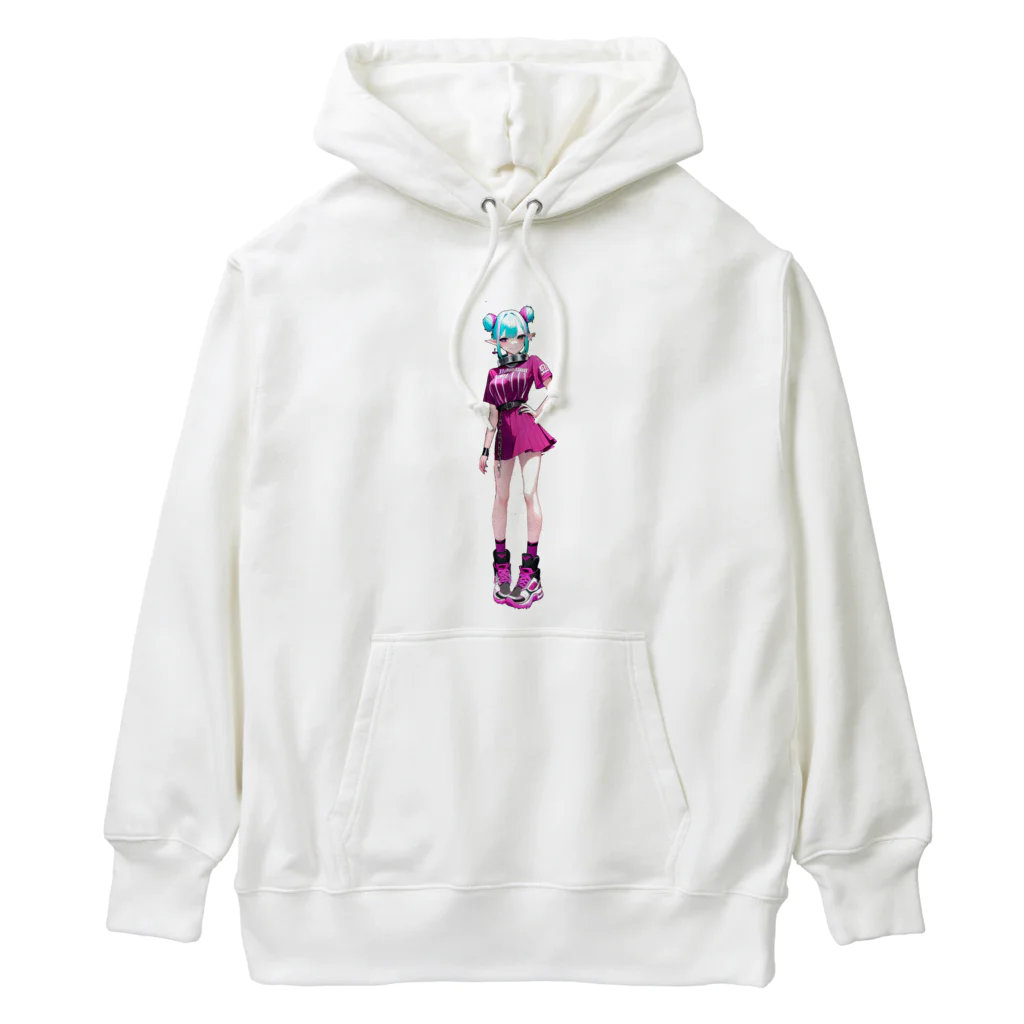 momonekokoの応援するエルフちゃん Heavyweight Hoodie