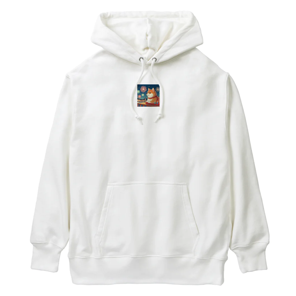 _ilka_の花火と犬 Heavyweight Hoodie