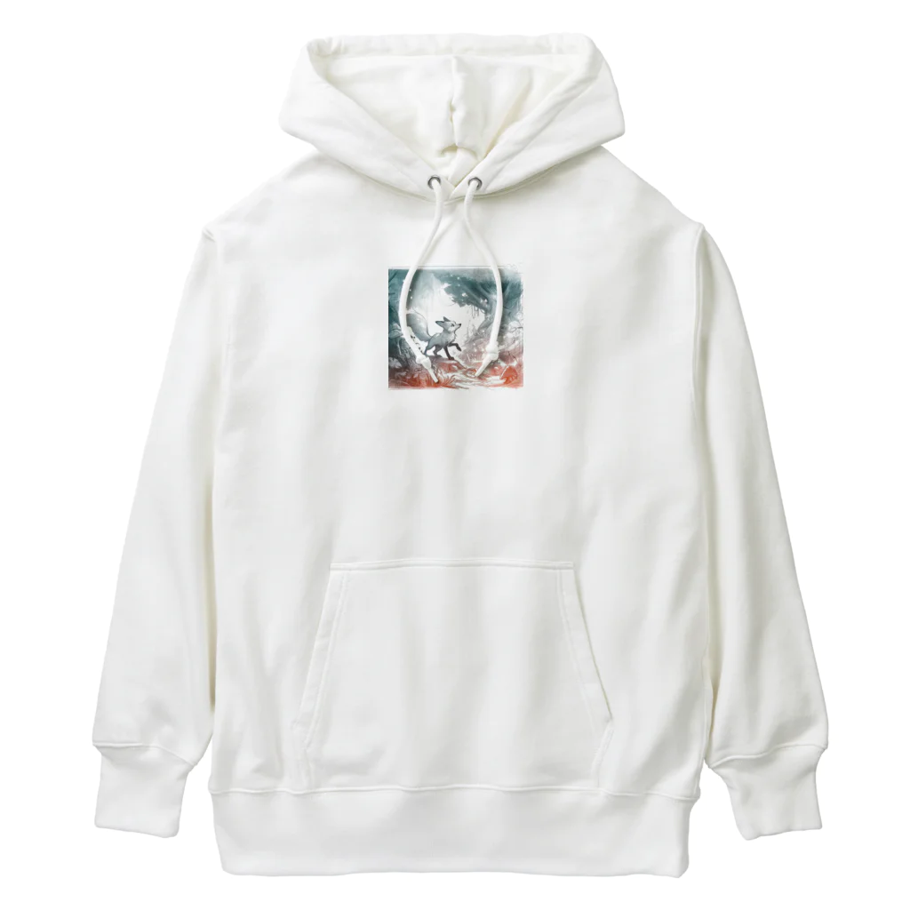 R Uの狐の冒険：魔法の森 Heavyweight Hoodie