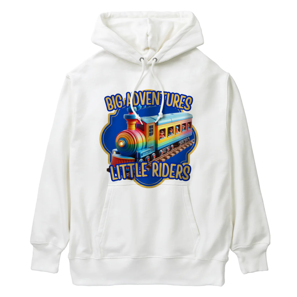 ENJOY NOW STOREのBig Adventures, Little Riders Heavyweight Hoodie