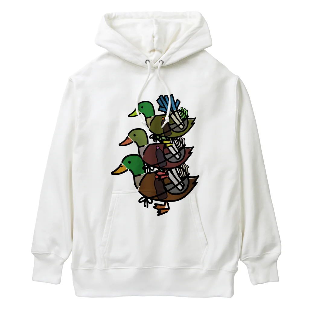 chicodeza by suzuriのカモネギタワー Heavyweight Hoodie