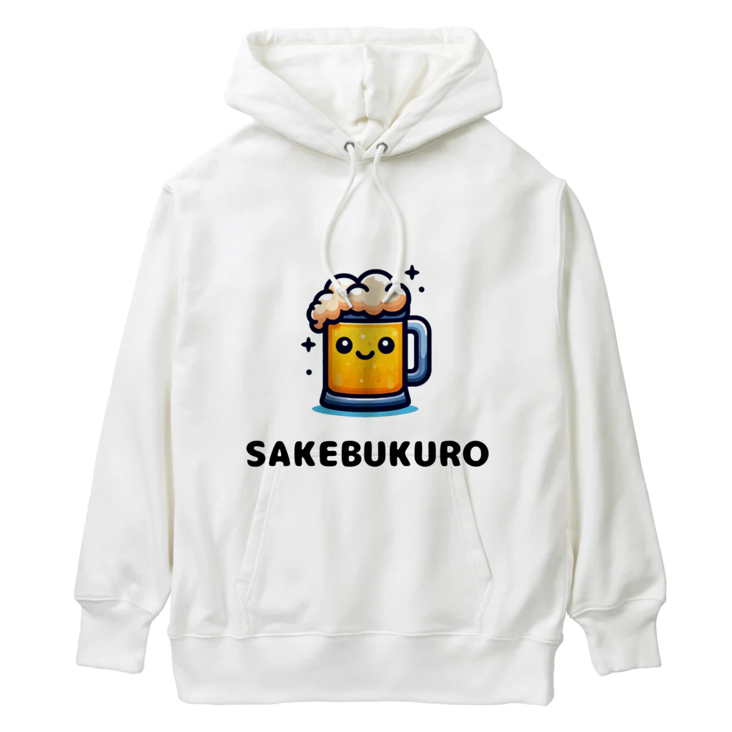 rui010のSAKEBUKUROくん Heavyweight Hoodie