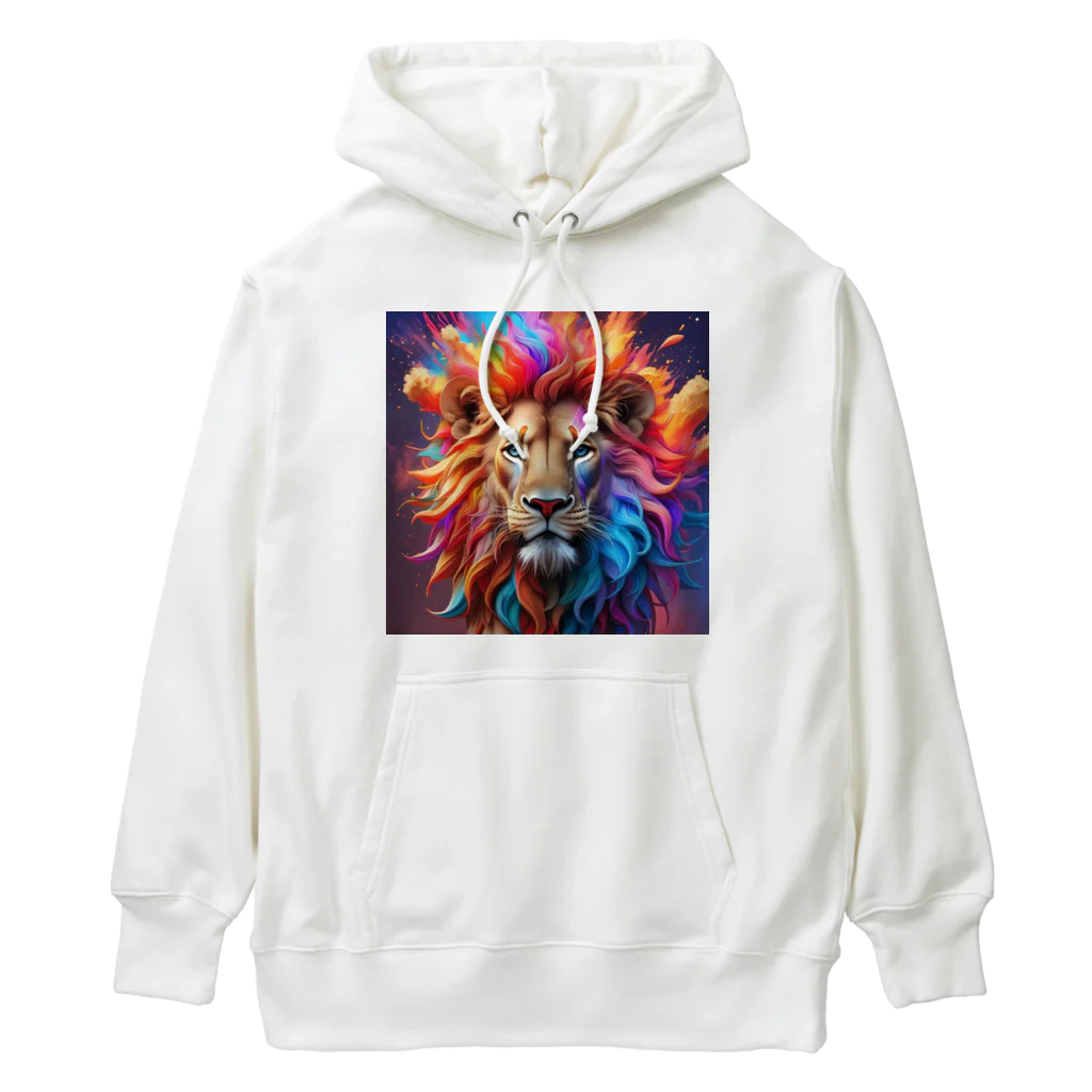 タカヤマ・サイトの艶・喝采の獅子 Heavyweight Hoodie