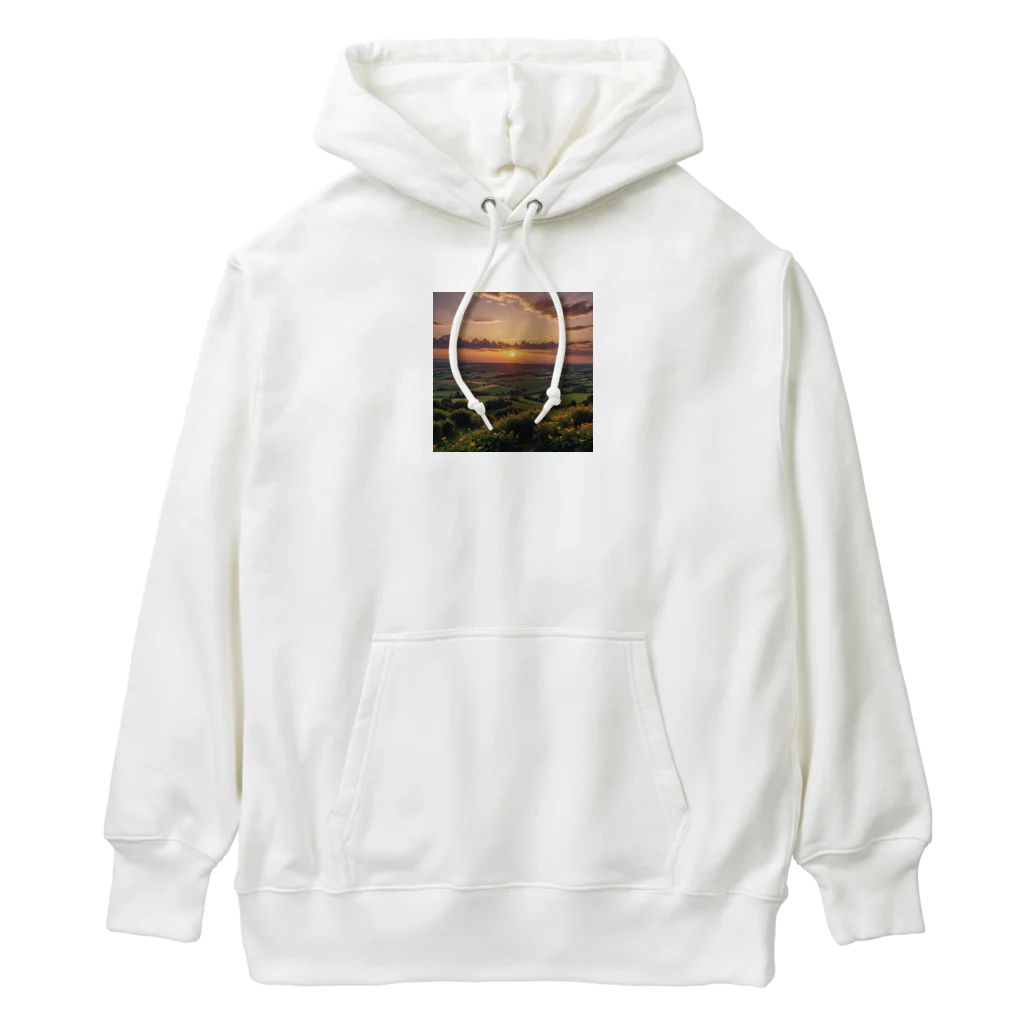 wassanwの日没の風景 Heavyweight Hoodie