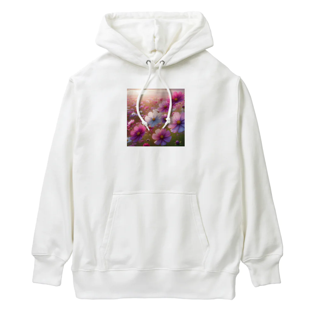 終わらない夢🌈の美しいコスモス💞 Heavyweight Hoodie