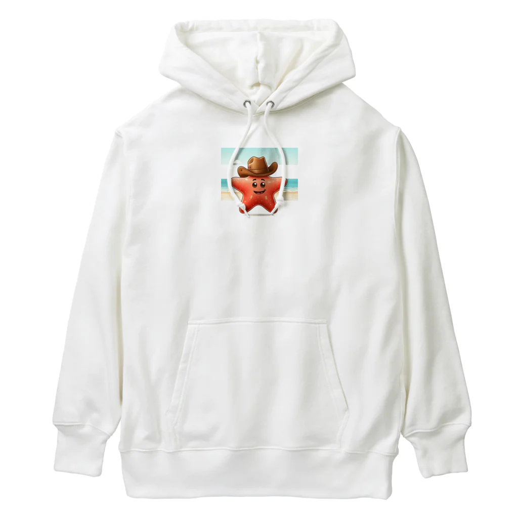 海の幸のカウボーイヒトデ Heavyweight Hoodie