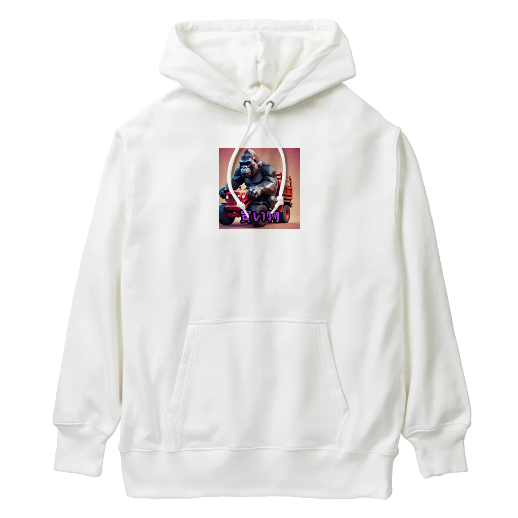 detekoikatahirakun_2gouの買い物カート　ゴリラ Heavyweight Hoodie