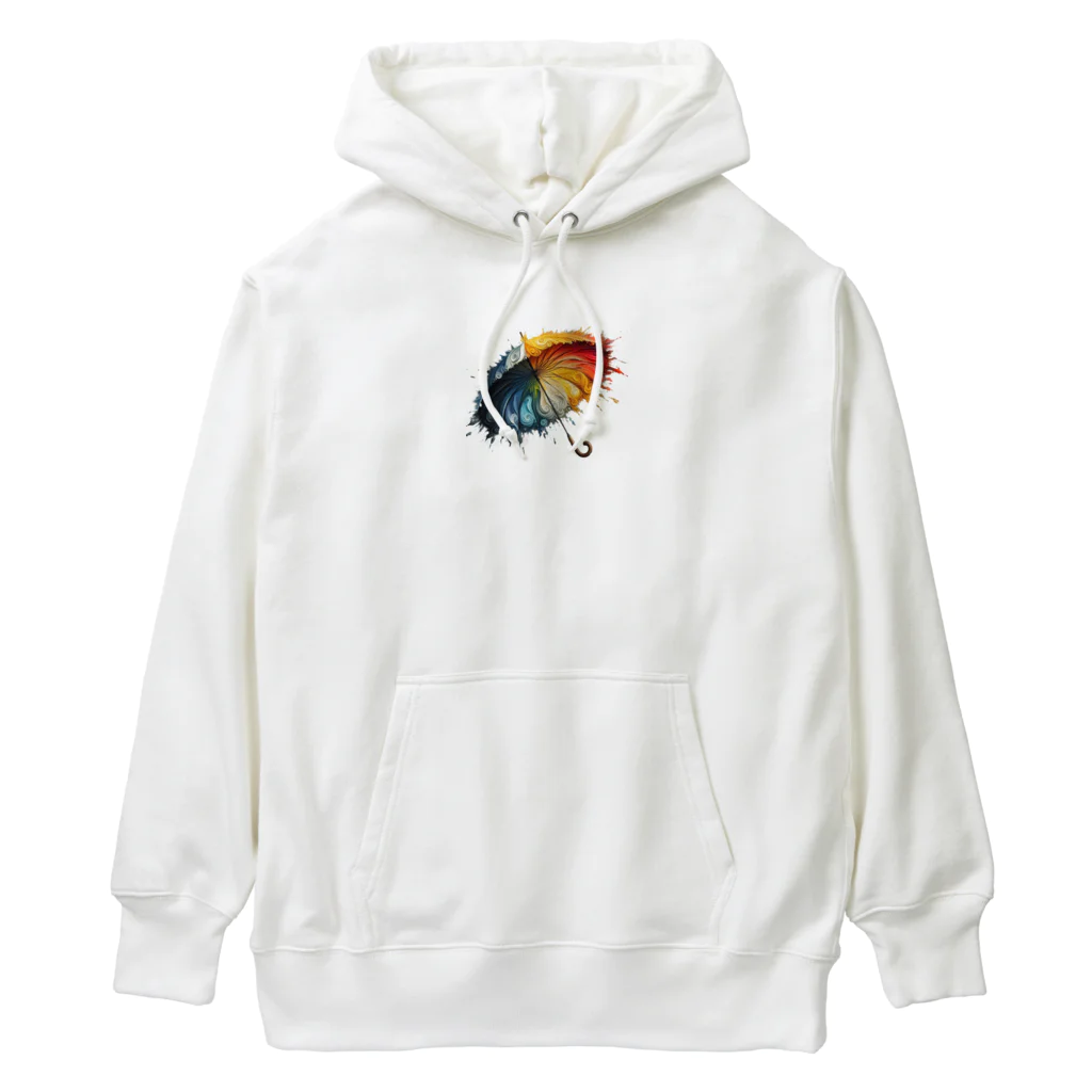 BONZEWORKSのレインボーアンブレラ Heavyweight Hoodie