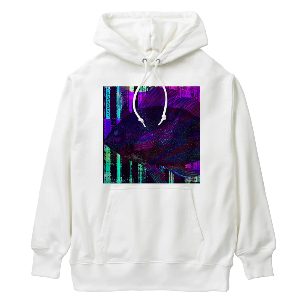 水草の六月を泳ぐ魚 Heavyweight Hoodie