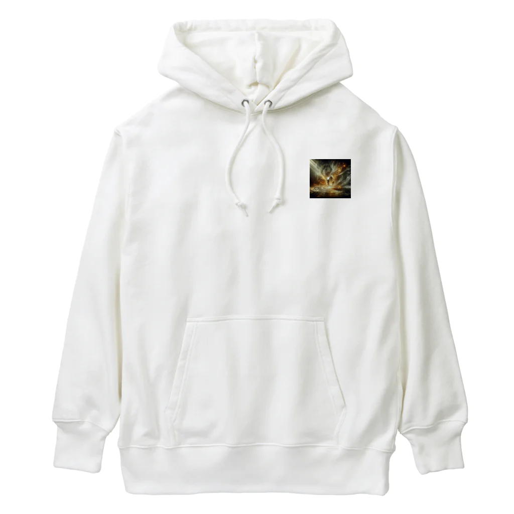 おしゃまんべの龍神のエネルギーが凝縮されたパワーストーン Heavyweight Hoodie