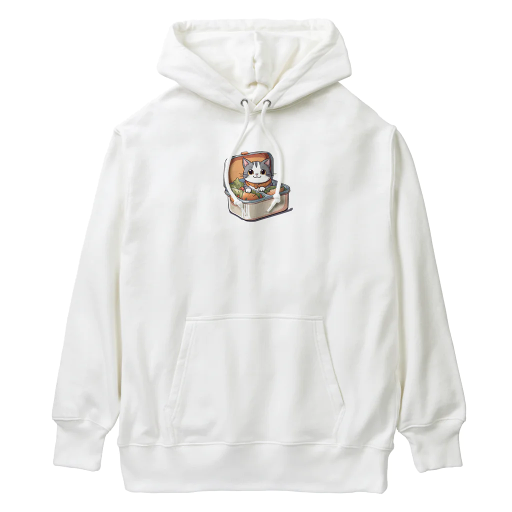 HIROYAN5935のキャットランチボックス Heavyweight Hoodie