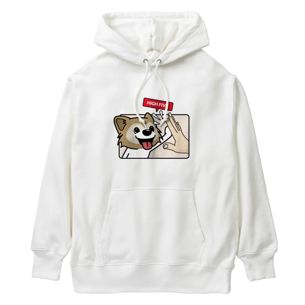 walkiesのハイタッチ！パピヨン Heavyweight Hoodie