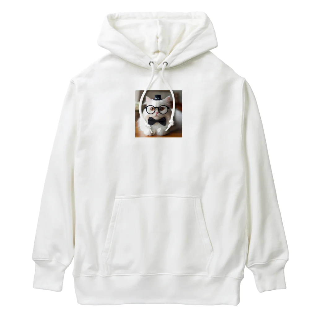 ai-AIの猫教授 Heavyweight Hoodie