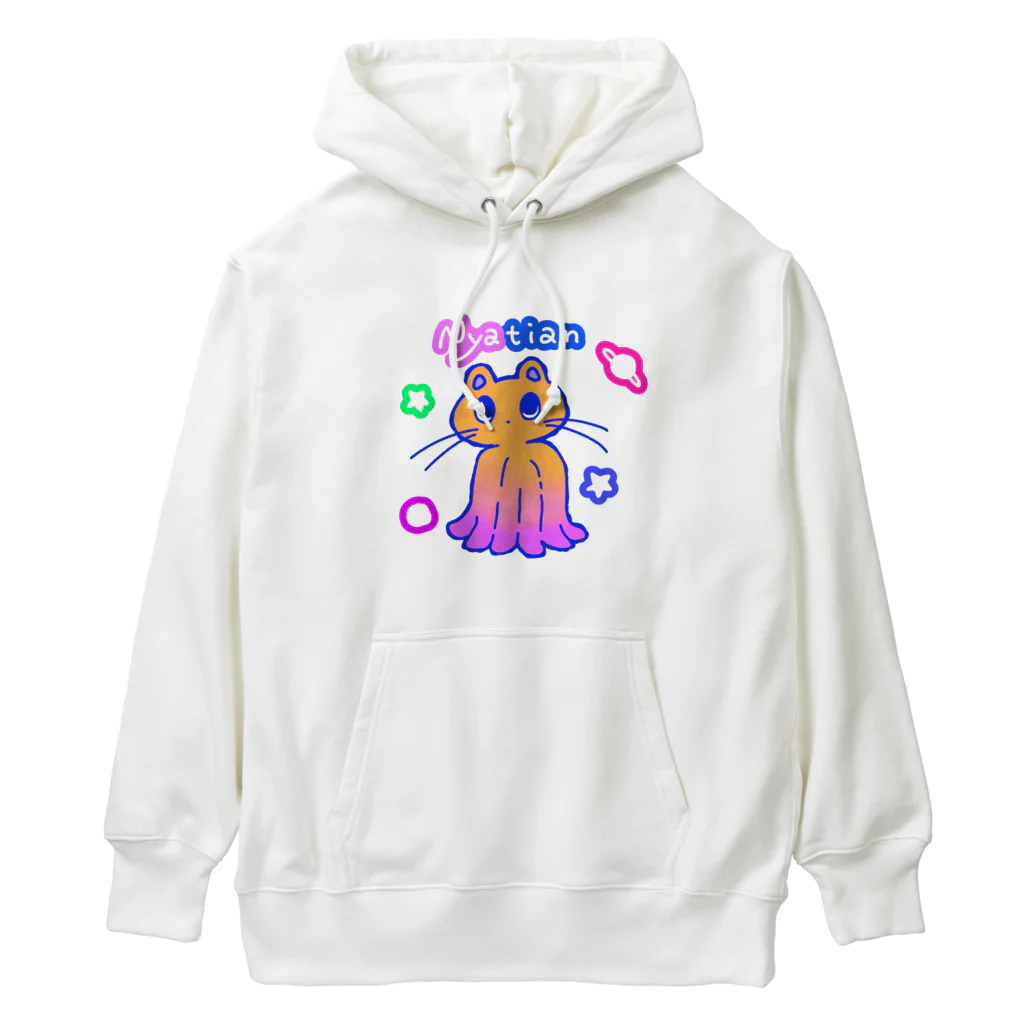 猫野尻尾のねこ火星人 Heavyweight Hoodie