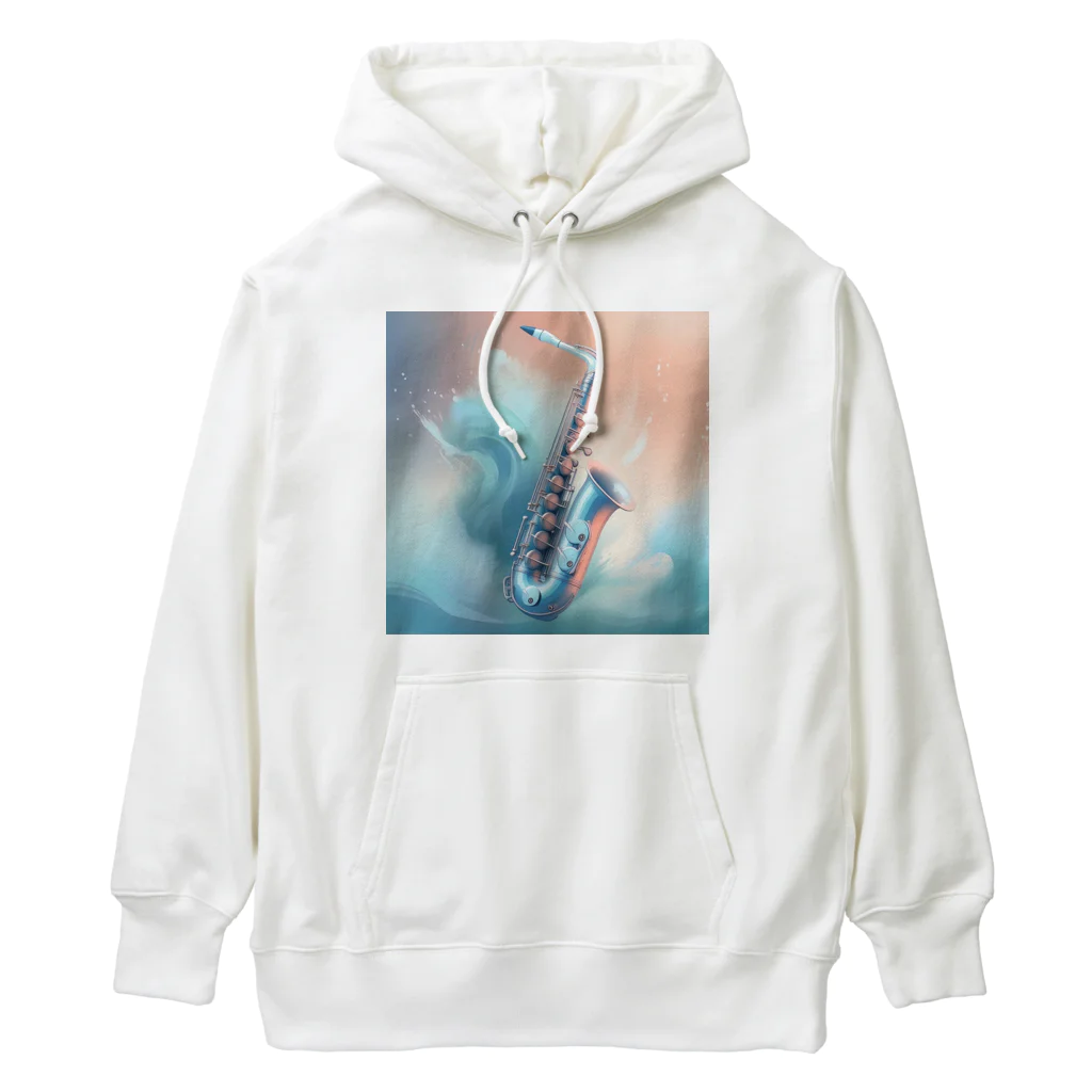 chan-takehaniのサファイアブルーの旋律 Heavyweight Hoodie