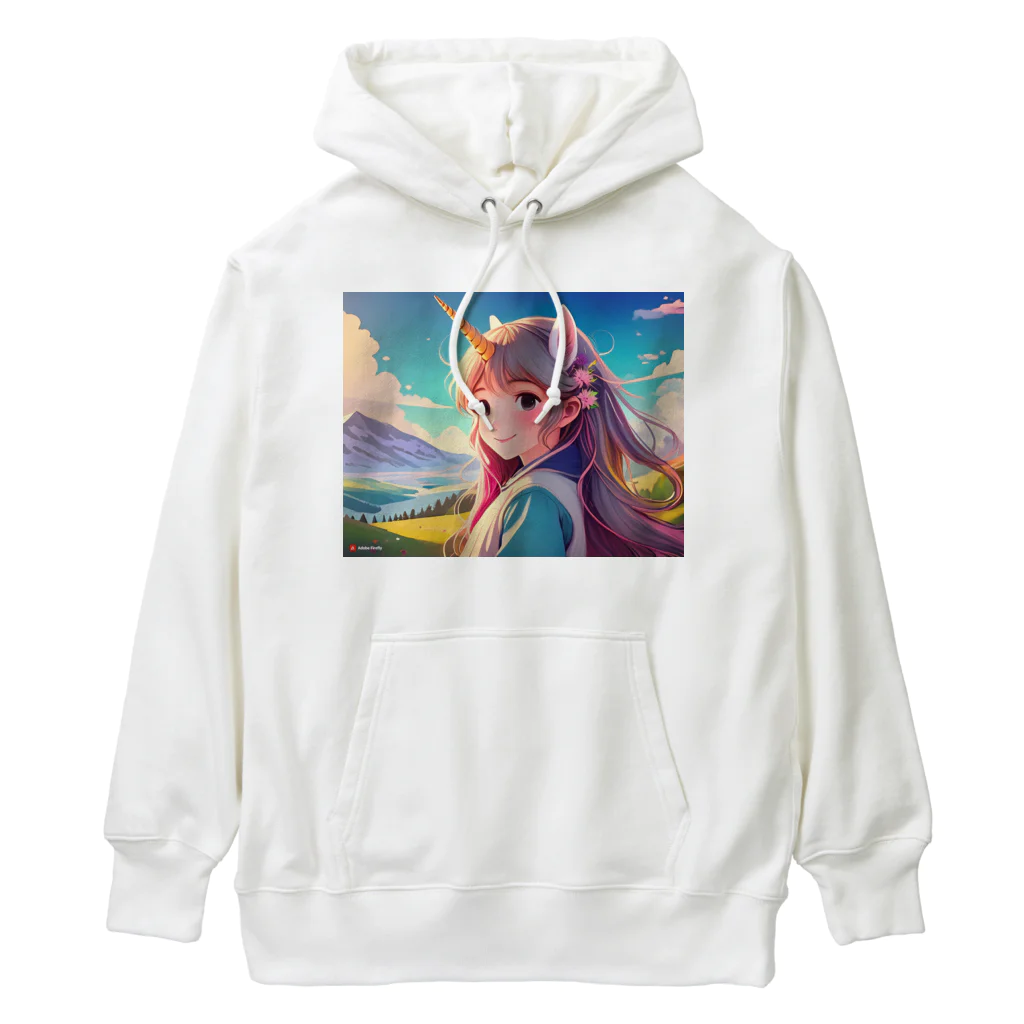 山田綾のユニコーンちゃん Heavyweight Hoodie