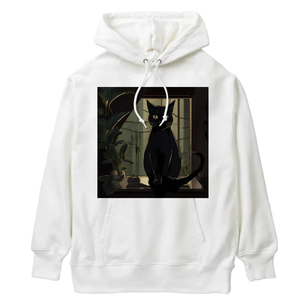 8890の黒猫 Heavyweight Hoodie