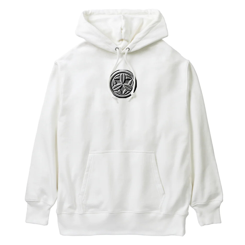 にゃがそねこてちゅの斎藤一家紋 Heavyweight Hoodie