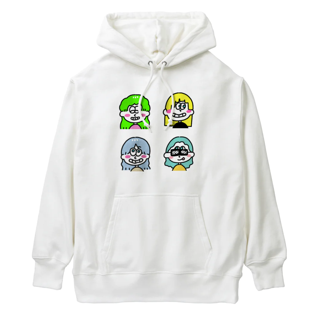 ★Mayamaya★の★ポップな女の子の笑顔★① Heavyweight Hoodie