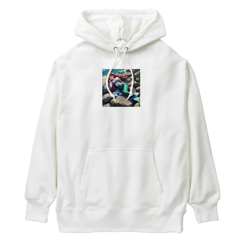 ぴよぴよショップの人魚姫のお昼寝 Heavyweight Hoodie