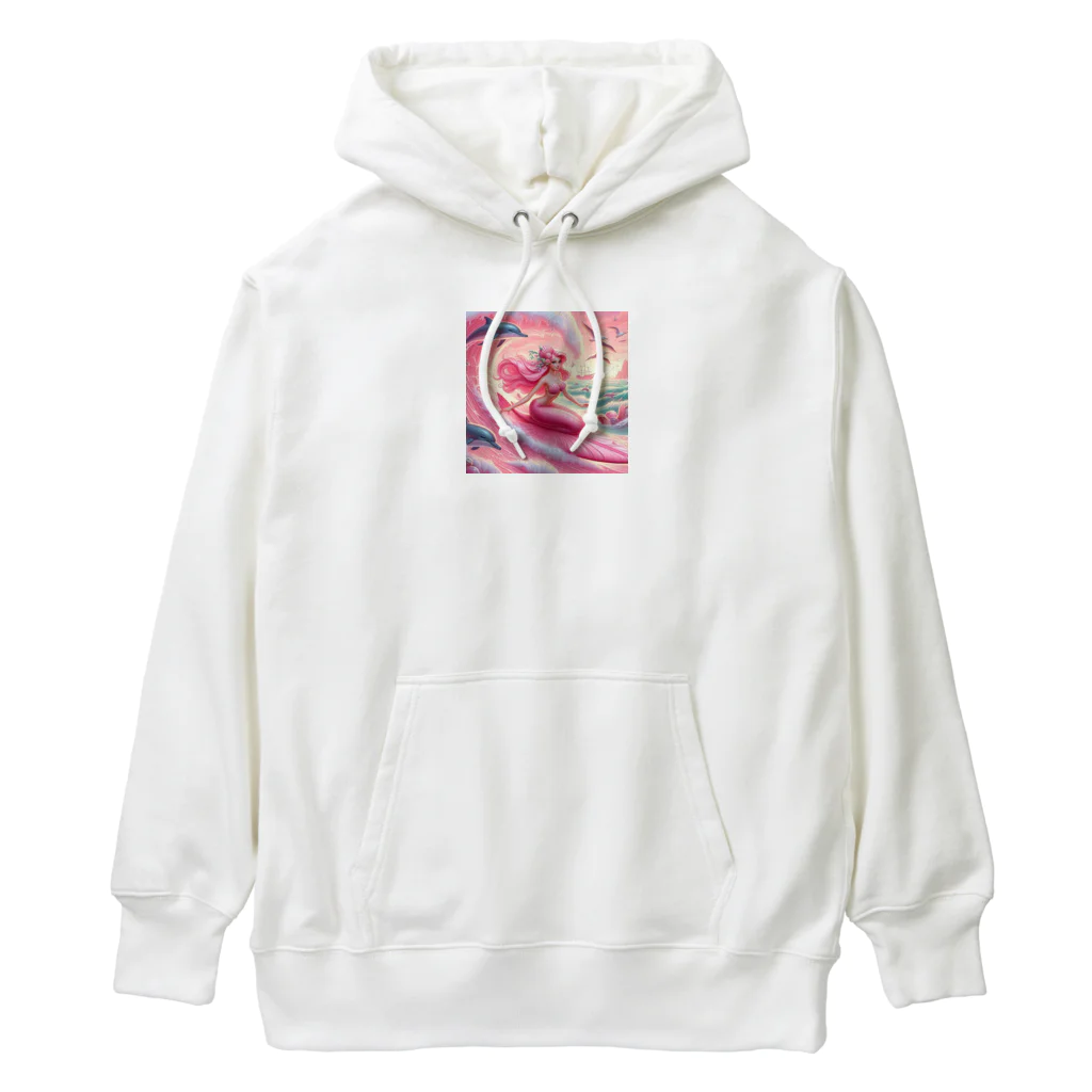 pinkgalmermaidのセクシーマーメイドサーフィン3 Heavyweight Hoodie