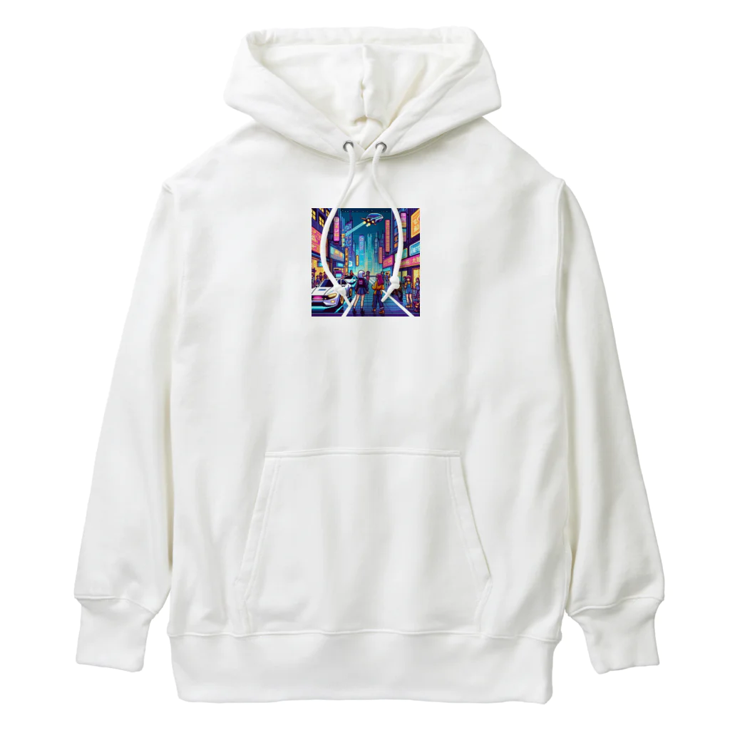 ganosのドット絵ネオン2 Heavyweight Hoodie