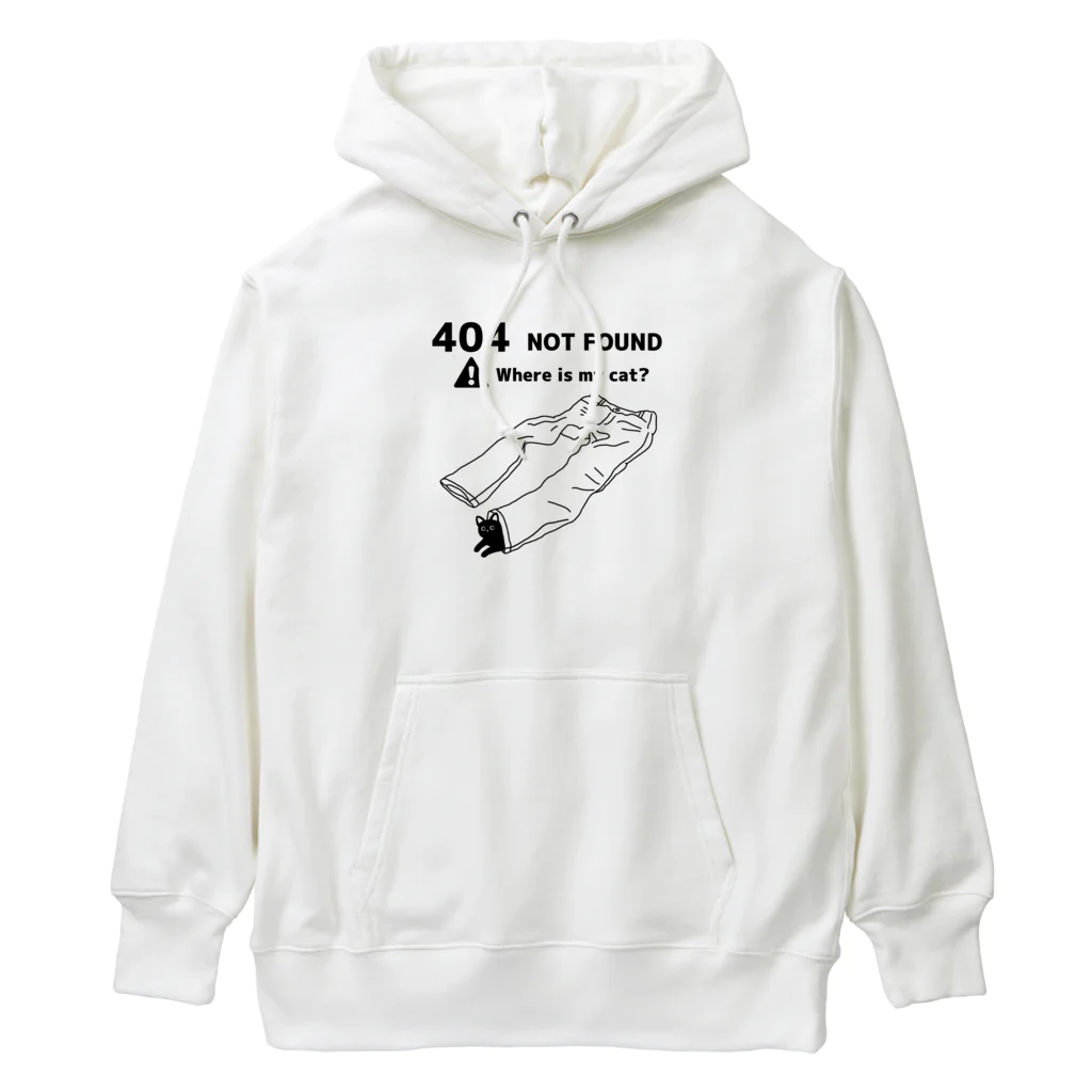 ぺんぎん24の見つかりません(ブラック) Heavyweight Hoodie