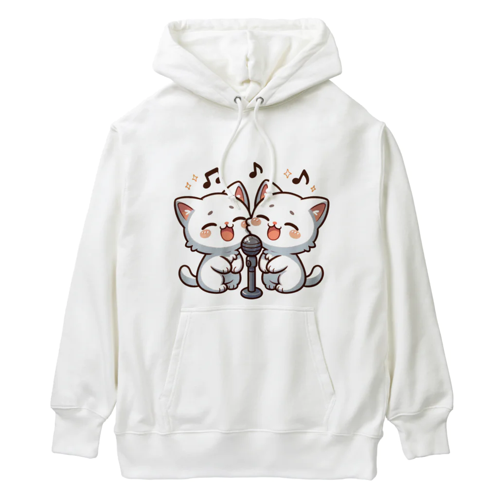 チェリモヤのねこコーラス 06 Heavyweight Hoodie