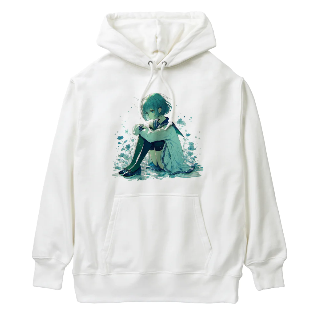 ゆめのかすずめの翠はなんとなく憂鬱 Heavyweight Hoodie