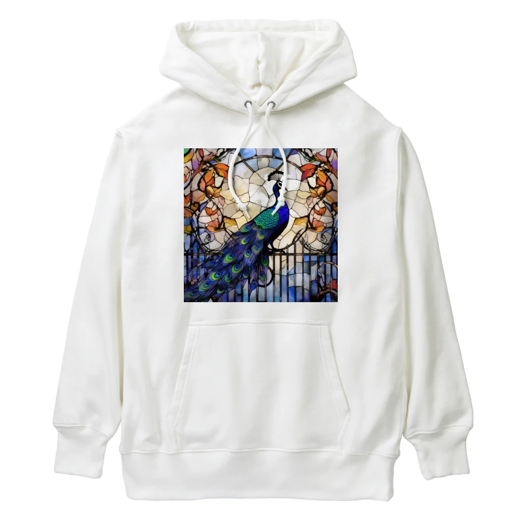 タカヤマ・サイトの絢爛豪華・孔雀 Heavyweight Hoodie