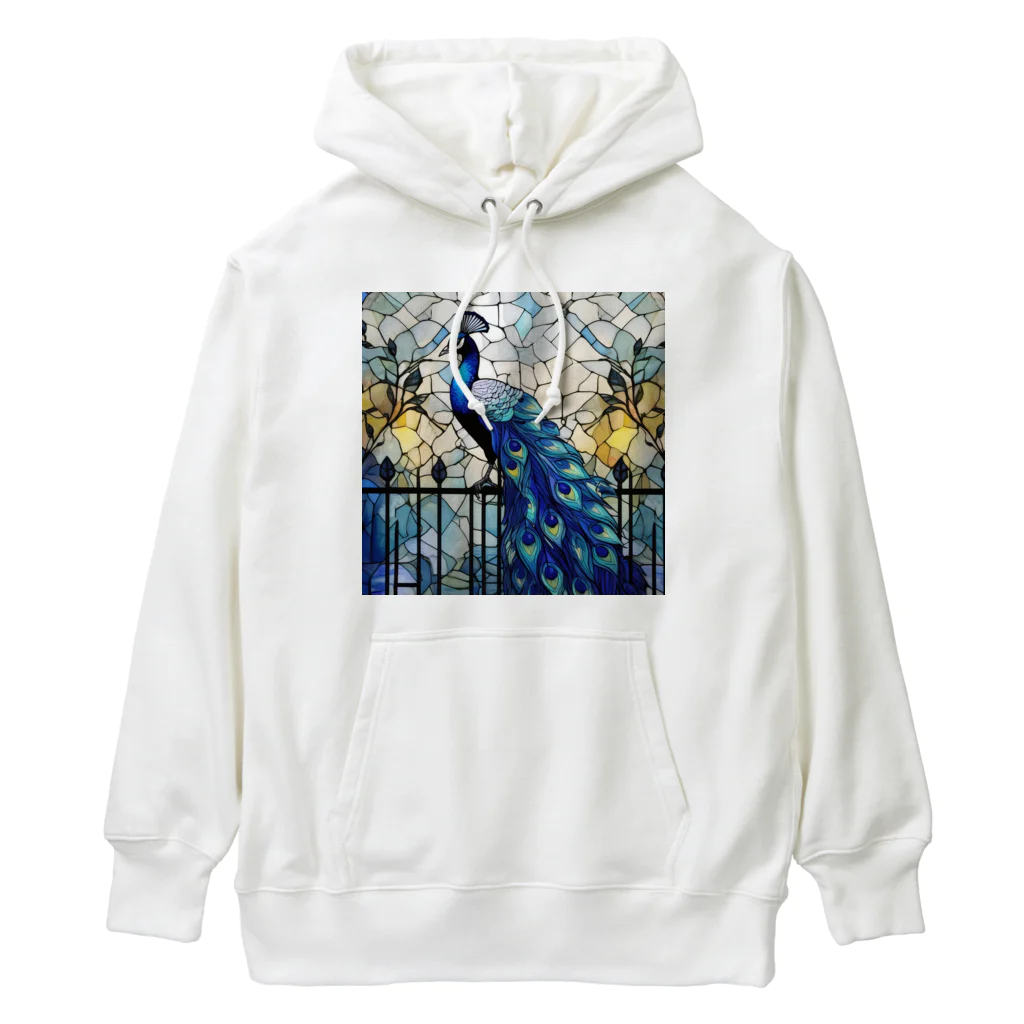 タカヤマ・サイトの錦上添花・孔雀 Heavyweight Hoodie