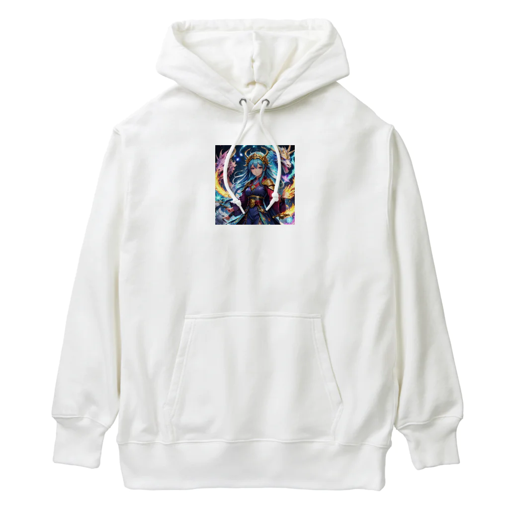 おゆまるるのドラゴンを飼う巫女 Heavyweight Hoodie