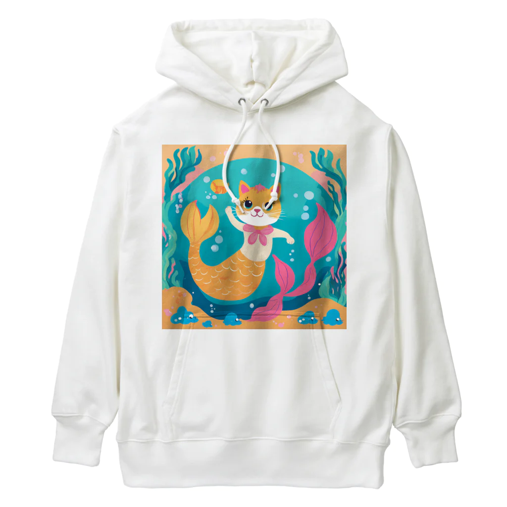 HanaCatStudioのおねがいしマーメイド Heavyweight Hoodie