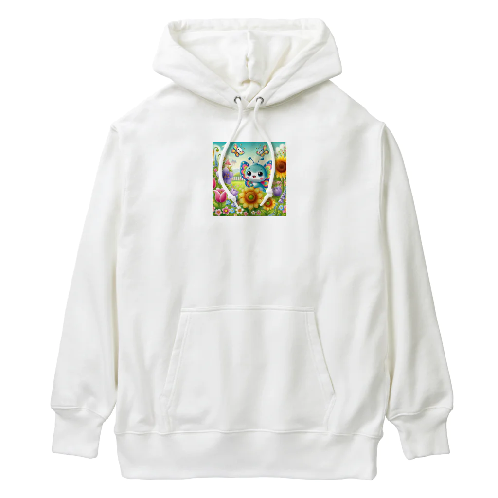 ほっこり絵音舎の🦋ちょうちょの大冒険グッズコレクション🌼✨ Heavyweight Hoodie