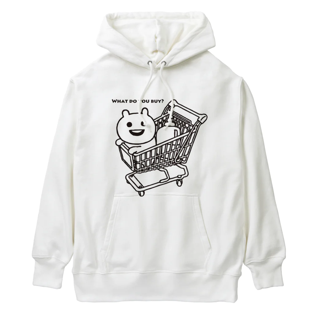 エナメルストア SUZURI店のカートに乗るマエバサン Heavyweight Hoodie