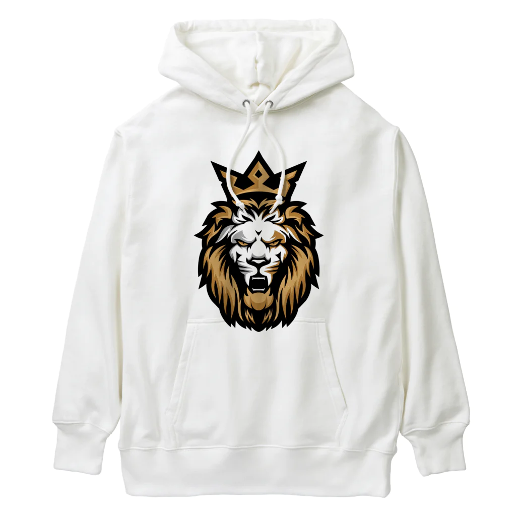 アニマル宮殿の王者ライオン Heavyweight Hoodie