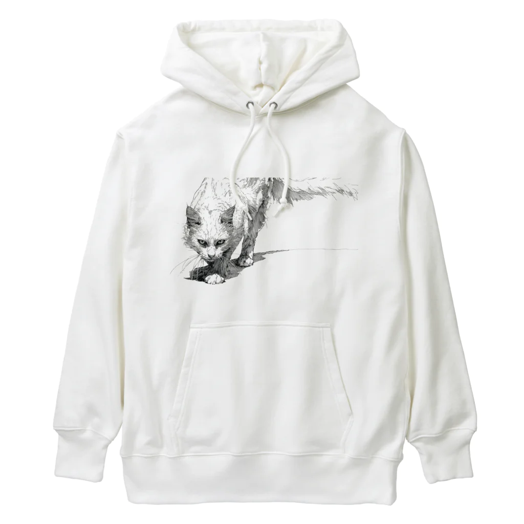 sperz shopの威嚇白猫 Heavyweight Hoodie