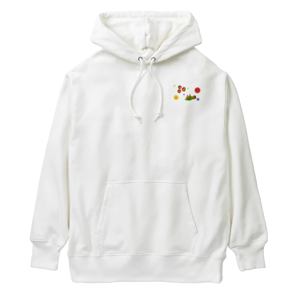 Lily bird（リリーバード）のホオズキ 水玉パターン Heavyweight Hoodie