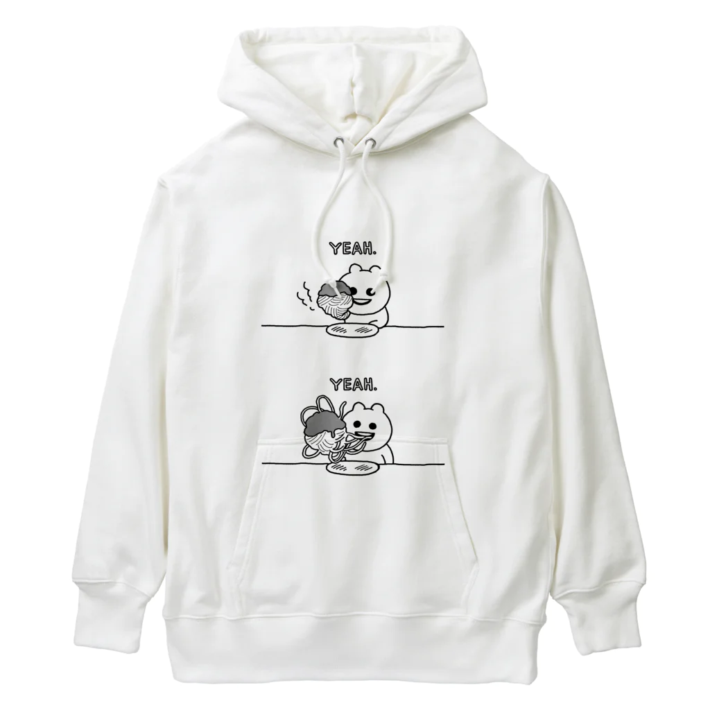 エナメルストア SUZURI店のミートソースパスタ Heavyweight Hoodie