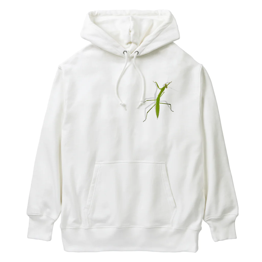 aicecreamのカマキリついてるよ！ Heavyweight Hoodie