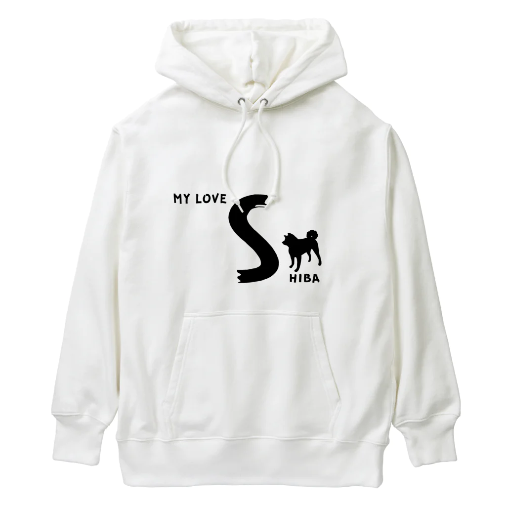 onehappinessのMY LOVE SHIBA（柴犬） Heavyweight Hoodie