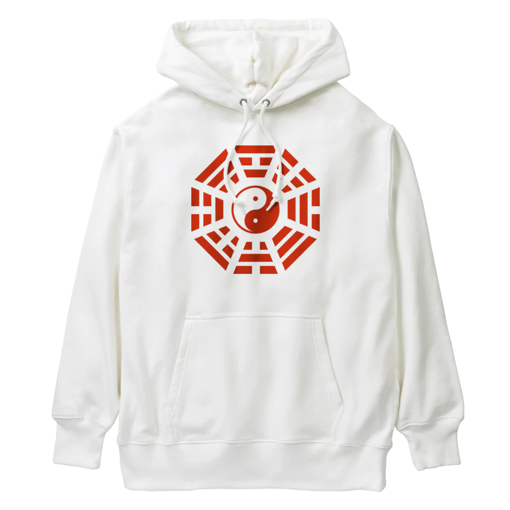 中華呪術堂（チャイナマジックホール）の太極八卦(赤)mini Heavyweight Hoodie