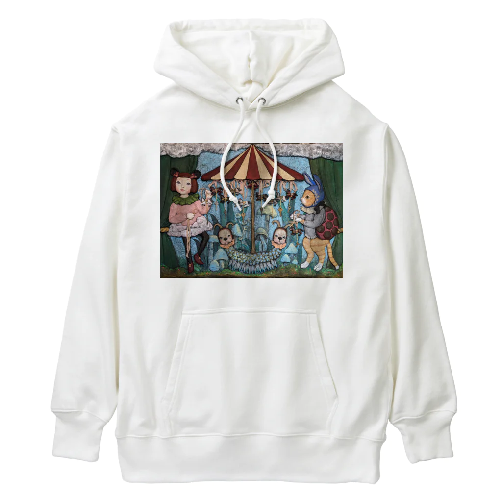 ＫＩＮＯＰＩ→Ｓ（キノピーズ）のモリの鍵掛け傘 Heavyweight Hoodie