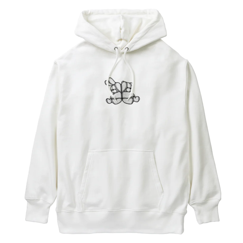 くまちくまお屋さんのつなぎ合わせのぬいぐるみちゃん Heavyweight Hoodie