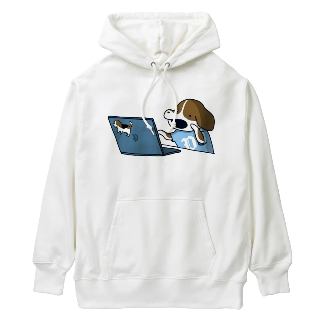 ぷらいべったーのエラー対応犬 Heavyweight Hoodie