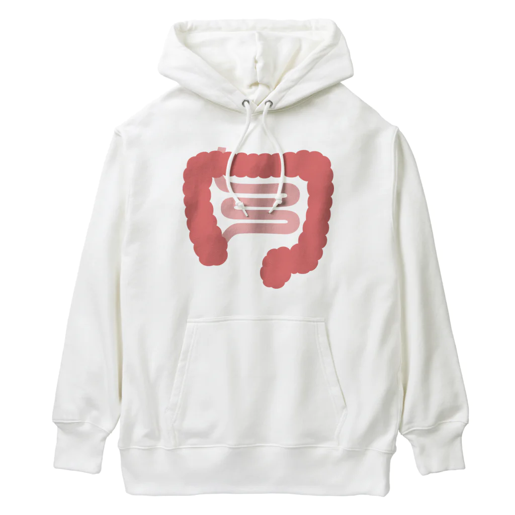 8anna storeの人体のなぞ。ぴかぴかピンクの大腸。 Heavyweight Hoodie