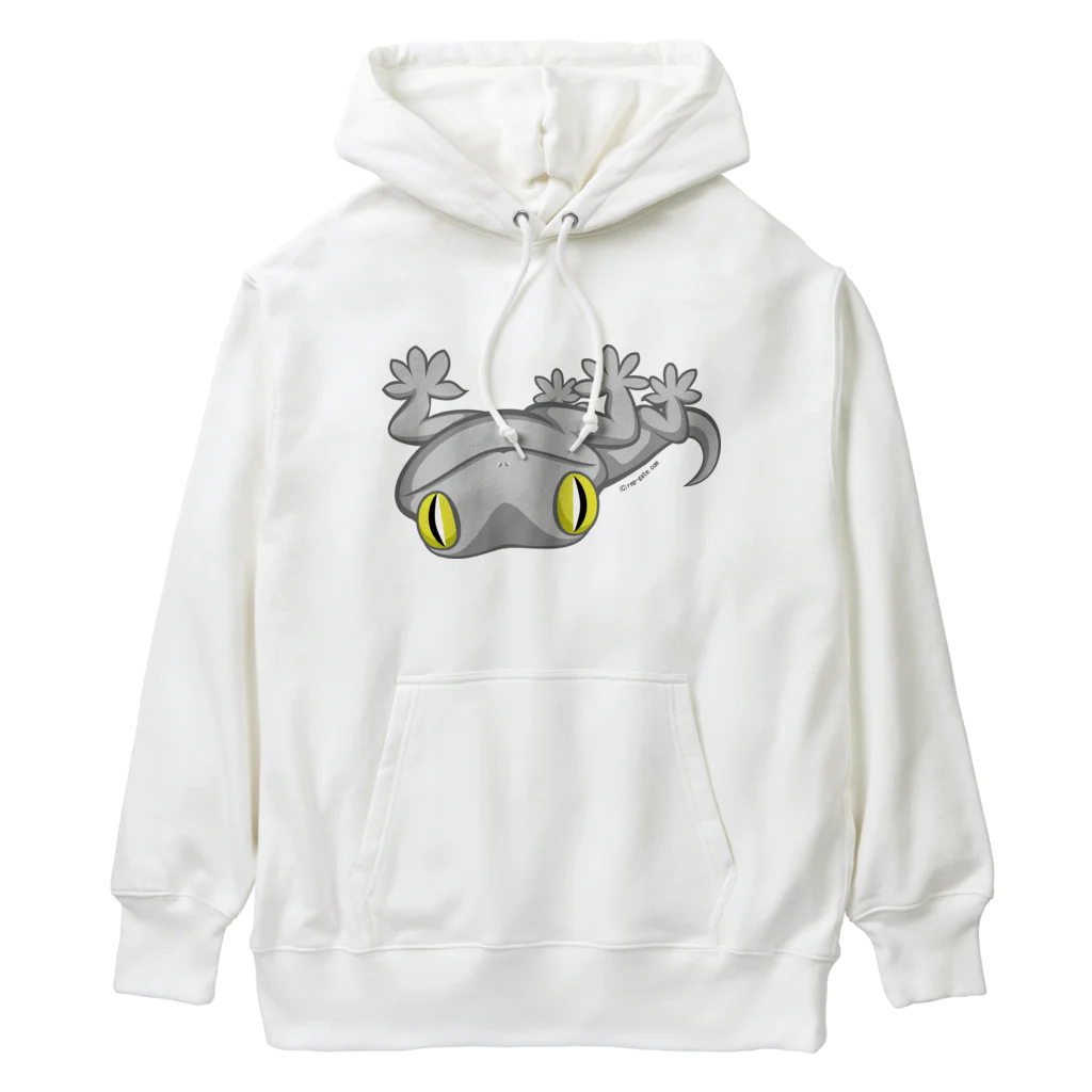 もむのふの爬虫類グッズやさんのニホンヤモリ Heavyweight Hoodie