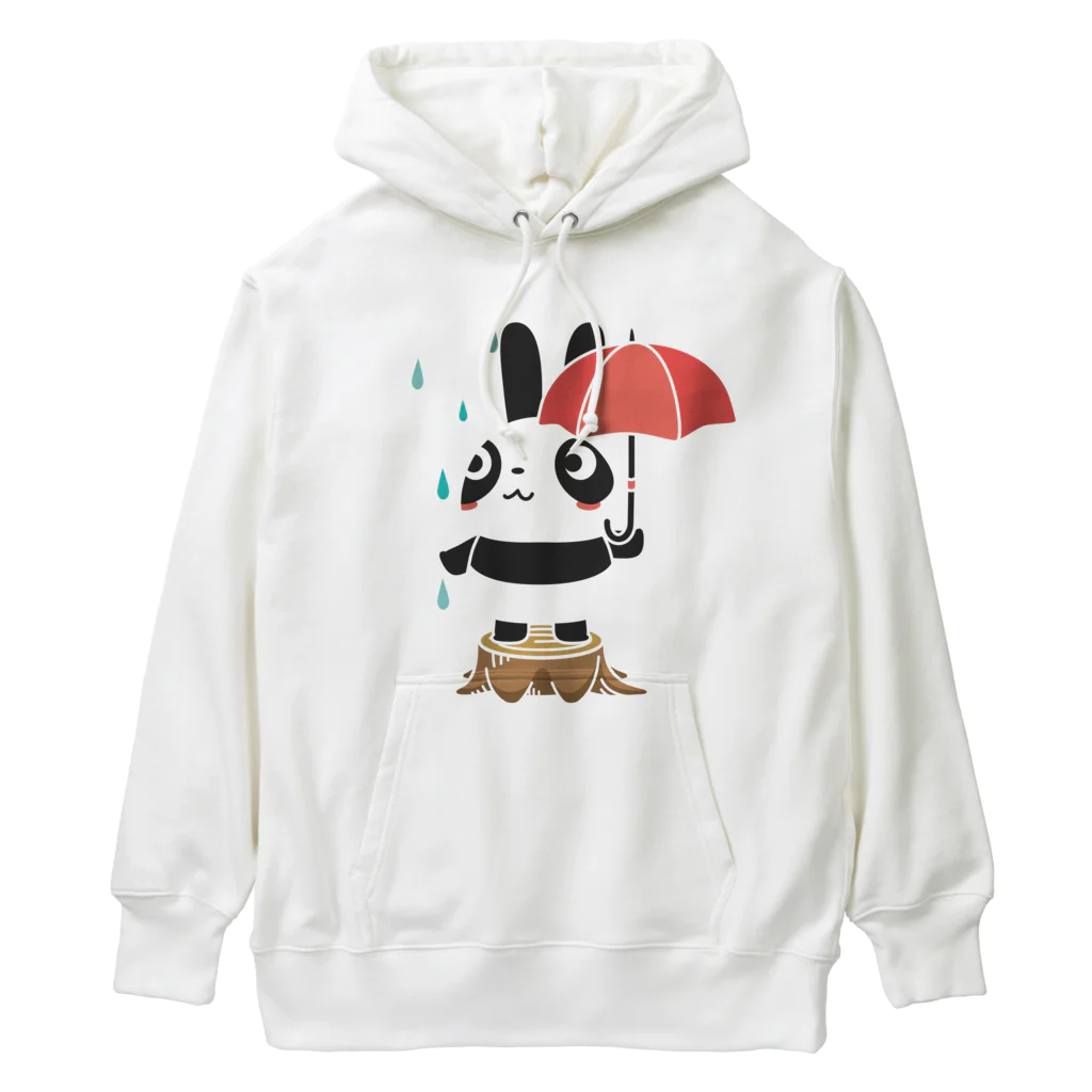 イラスト MONYAAT のラビットパンダ Heavyweight Hoodie